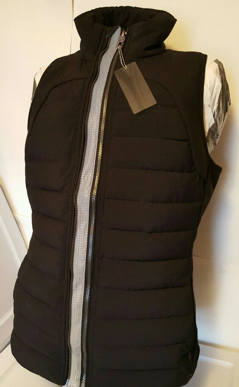 NEW Tangerine Women's Sleeveless Reflective Taping Active Vest Size Small