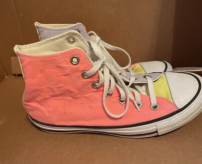 Size Converse Chuck Taylor All Star High Neon Color-Block for