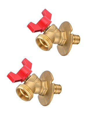 EFIELD 2 PCS Outdoor Valve 1/4Turn Sillcock Bibb 1/2 '' Pex-A  Inlet x 3/4''MHT