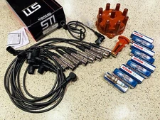 MERCEDES BENZ 560SL 560SEC SEL IGNITION TUNE UP KIT  DISTRIBUTOR CAP ROTOR WIRE