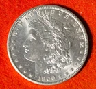 1900-O Morgan Dollar Uncirculated  Lustrous Condition
