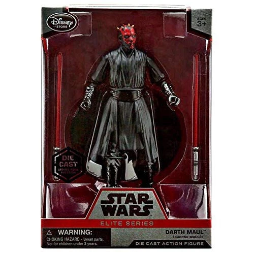 Figura de acción fundida a presión Star Wars Darth Maul Elite Series 6" juguete Disney regalo Foto 2 de 4