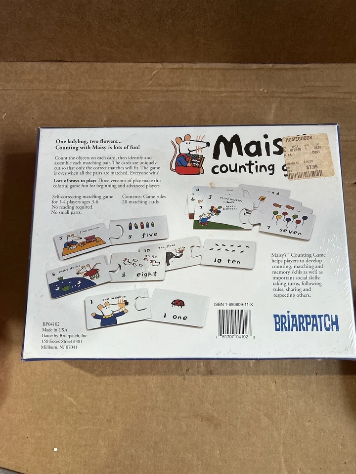 Maisy's Counting Game [761707041023] 3 Ways to Play - Ages 3-6 years New Sealed - Image 2 of 4