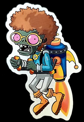 JPL NASA FREAK STICKER ''ZERO PIONT ENERGY'' 2 1/5 X 4 1/4'' GLOSSY 