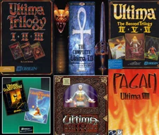 Ultima - The Complete Collection PC Mac Game Underworld Pagan Trilogy Ascension
