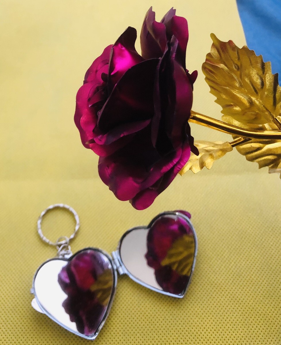 ☆nff☆ heart row mirror keyringwhite nff1 s-l1200.jpg