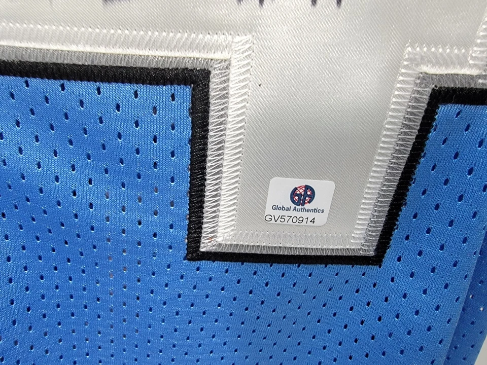 Camiseta de fútbol americano Reebok NFL Detroit Lions Jahvid Best #44 54 firmada nueva con etiquetas certificado GA Foto 4 de 4