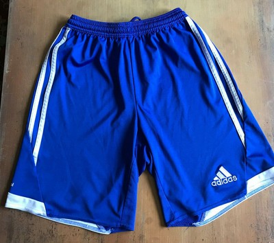 blue adidas soccer shorts