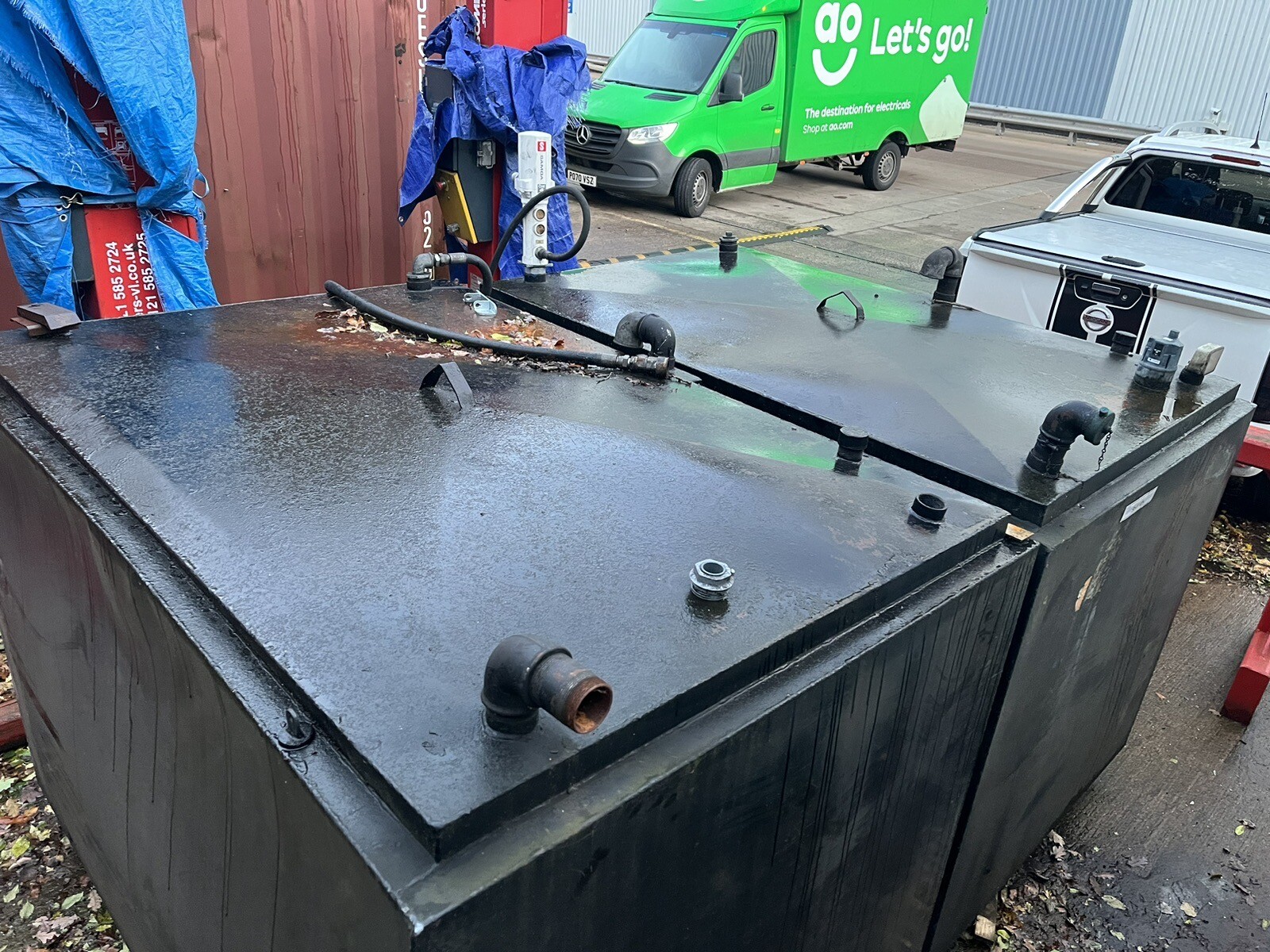 bunded oil tank eBay