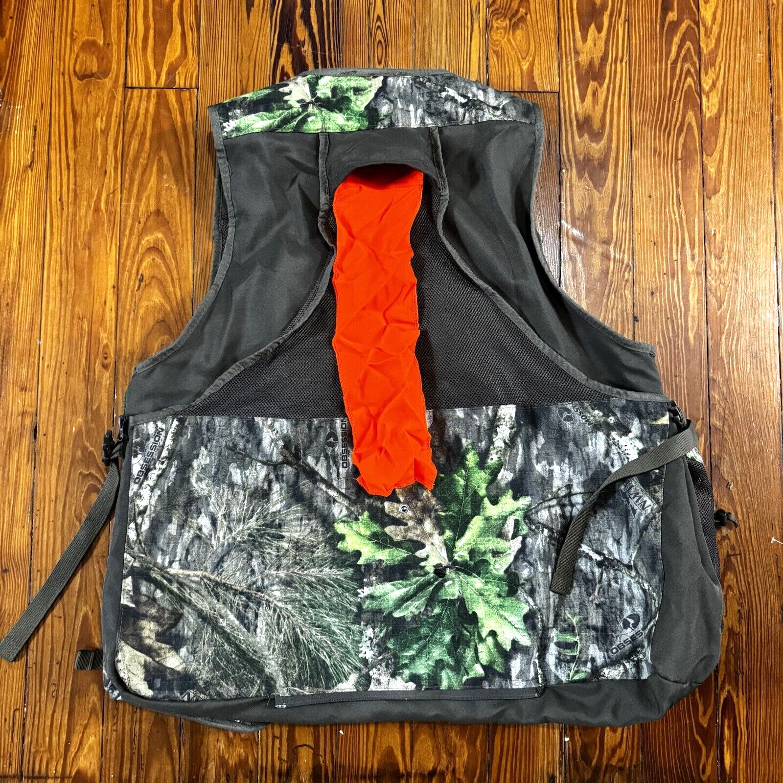 NWTF Mossy Oak Turkey Camo Vest - Mossy Oak Camo M-L Mens