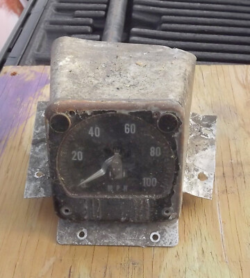 Locomotive Speedometer and Housing for Budd RDC-1 New York Central RR