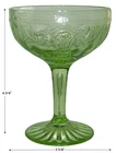 Hocking Cameo Green Depression Tall Champagne Sherbet / Goblet