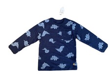 Baby Gap Dinosaurs Print Boys Tee Long Sleeve Pocket T Shirt 4 Years NWT