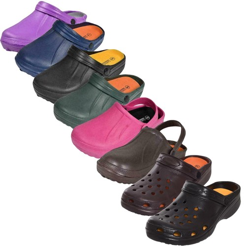 Mens Womens Garden Clogs Slip on Mules 