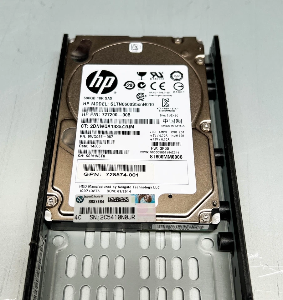 HP 3PAR StoreServ 7200 24Bay 2.5" 2-Node 2U Storage Base 23x 600GB SAS 2xCnt 2xP - Image 3 of 4