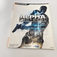 Alpha Protocol Brady Games (2010) Official Strategy Guide Book