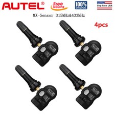 Autel Mx-sensor Tpms Sensor 4pcs Tire Tyre Pressure Monitor System 315mhz433mhz