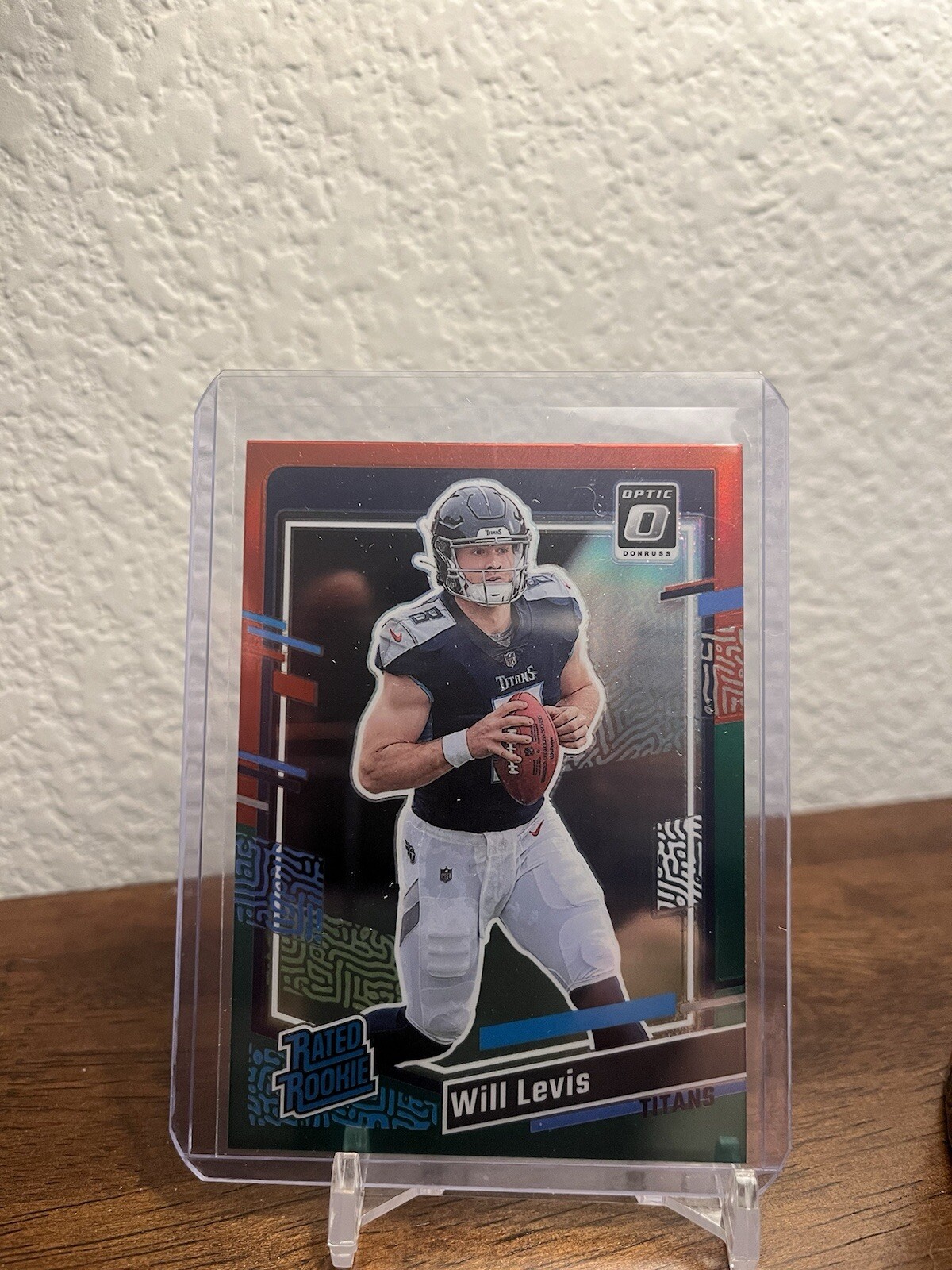 2023 Panini Donruss - Rated Rookie Optic Preview Red/Green Prizm Will Levis (RC)