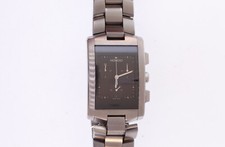 Movado 0606661 Eliro Acciaio Inox Nero Cronografo Quadrante Orologio