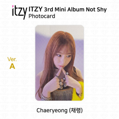 ITZY 3rd Mini Album Not Shy Photocard Verion A B C Lia Chaeryeong