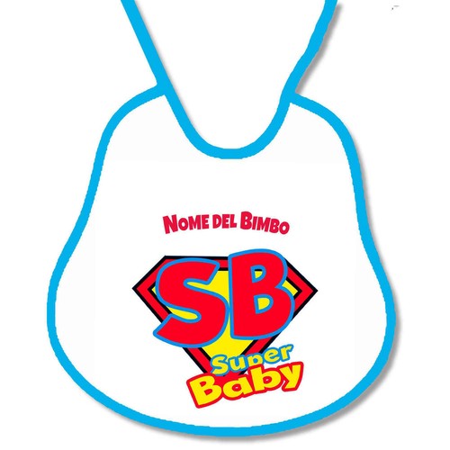 Bavetta Bavaglino personalizzabile Regalo nascita neonato
