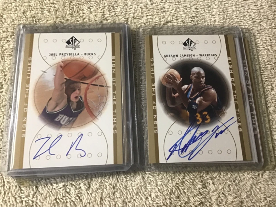 SP Authentic 2000-01 Upper Deck autograph Card Pick Sign Of The Times Jamison ++ - Image 2 of 3