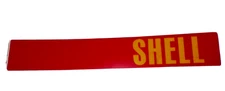 Original Shell Oil Co. Gas Station street price Sign insert 43"x6.5" #2VS1