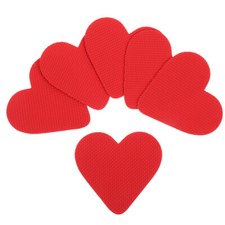 3 Pairs Non Slip Shoe Sole Pads Shoe Bottom Protector Noise Reduction Pads Red
