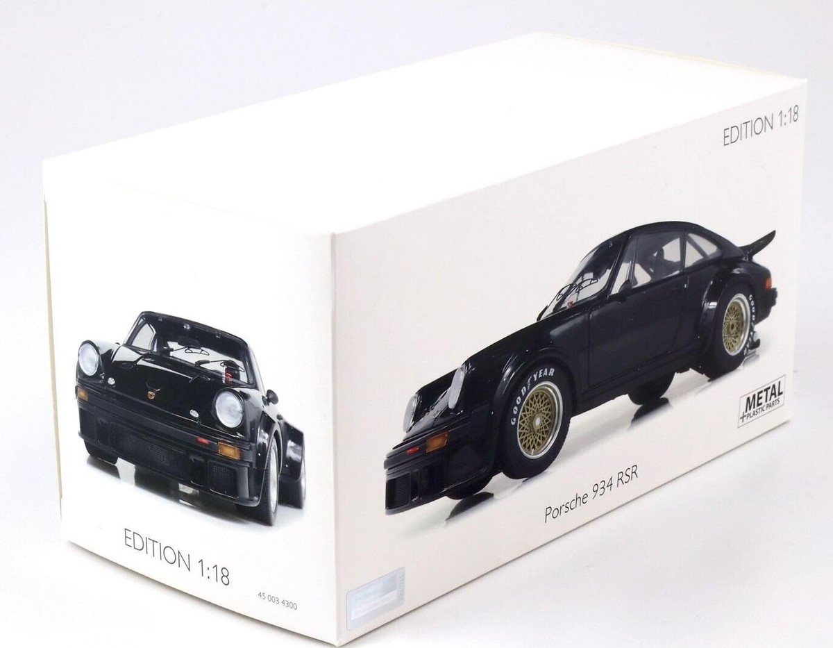 1976 PORSCHE 911 934 RSR COUPE BLACK 1:18 SCALE BY SCHUCO | eBay