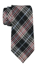 Altea Multicolored Plaid Wool Silk Blend Tie Made in Italy