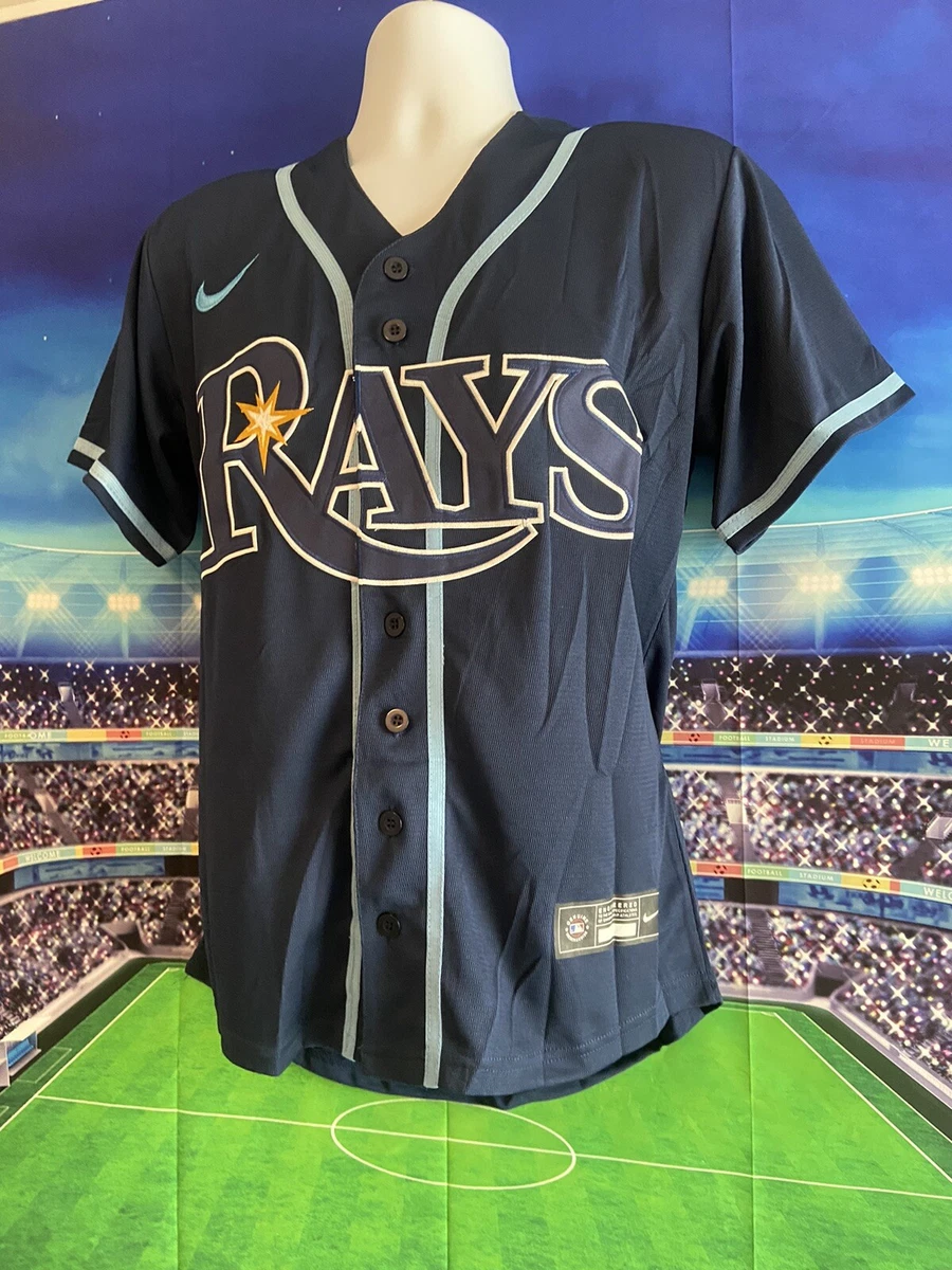 Large Men's Tampa Bay Rays Randy Arozarena blue Navy color