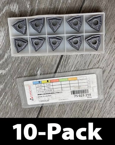 10-Pack Ceratizit Carbide Turning Inserts WNMG 080408EN-M30 CTPM125 | eBay