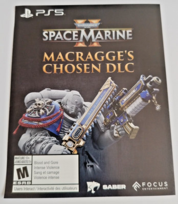 Warhammer 40000 Space Marine Macragge's Chosen DLC Add-on for Playstation 5 PS5