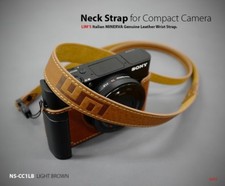 Lim's Camera Genuine Leather Neck Shoulder Strap Light Brown Leica Sony DSLR