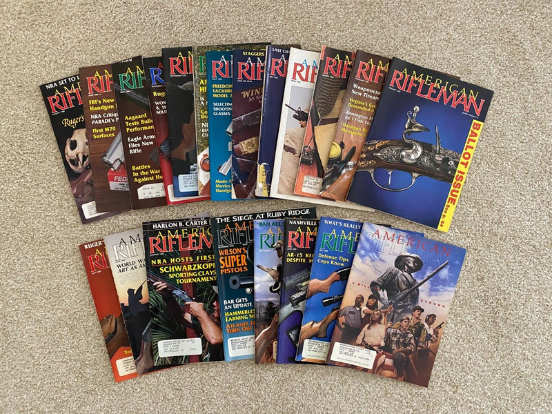 1990s The American Rifleman Magazine Lot of 22