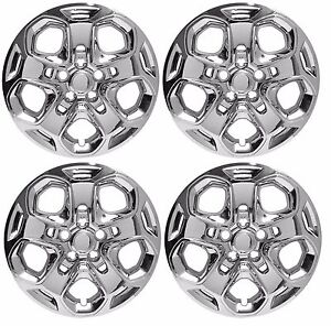 New 2010 2011 2012 FORD FUSION 17/" Chrome Bolt-on Hubcap Wheelcover SET of 4