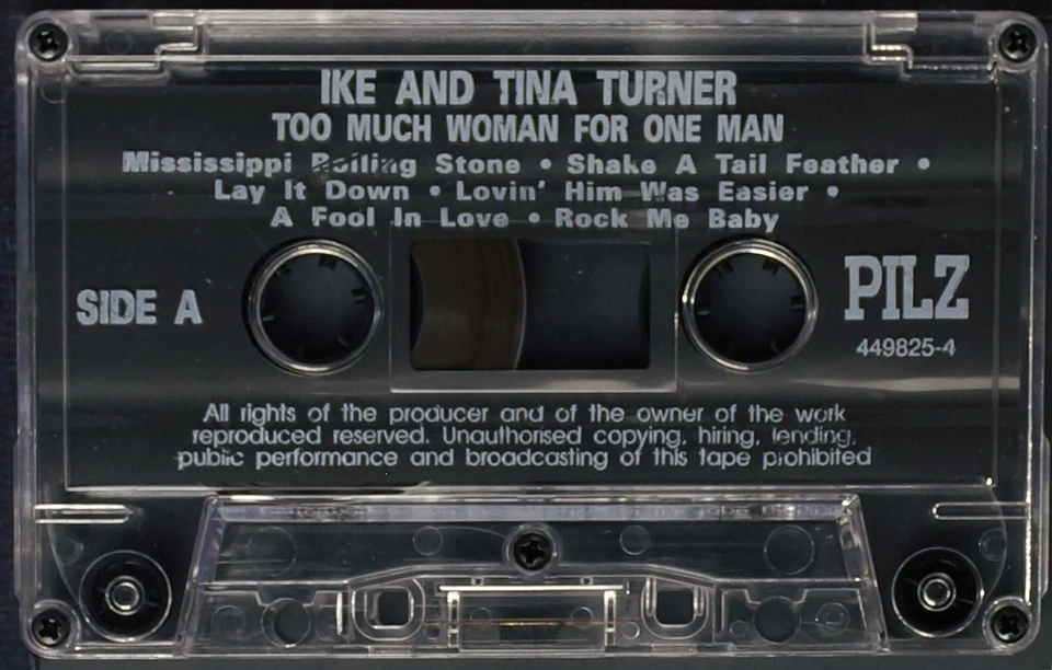 Ike & Tina Turner - Too Much Woman For One Man - MC Cassette [MC-10] Made in USA Foto 3 de 4