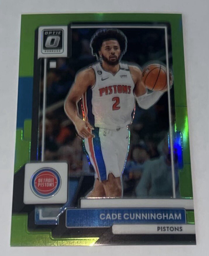 2022-23 Panini Donruss Optic - Lime Green Prizm #92 Cade Cunningham /149