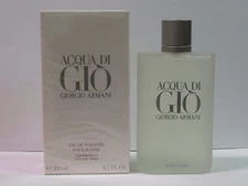 Acqua Di Gio by Giorgio Armani For Men 6.7 oz Eau de Toilette Spray SEALED
