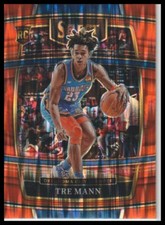 2021-22 Panini Select Tre Mann Orange Flash Prizms Oklahoma City Thunder 451