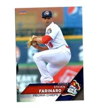 Steven Farinaro 2017 Peoria Chiefs rookie card Cardinals Springhill Florida