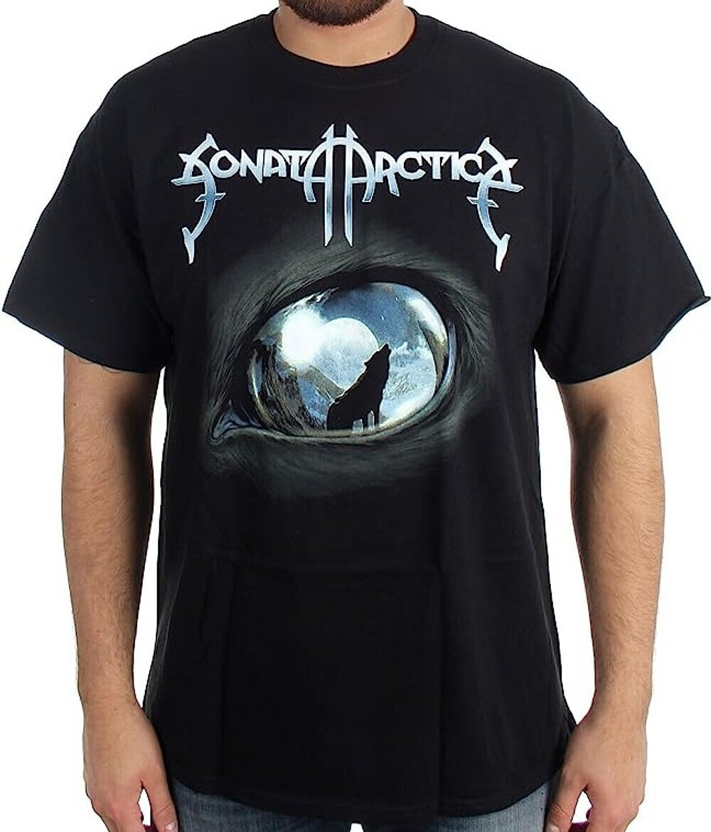 希少　Sonata Arctica Reckoning Night　shirt Mens Vintage Sonata Arctica Reckoning Night Black T Shirt