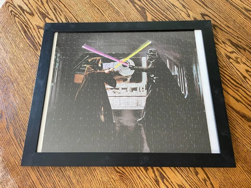 Star Wars Jigsaw Puzzle "Darth Vader Kenobi Duel" (complete 500 piece) w/box