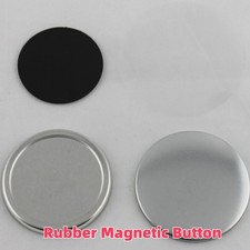 100 Sets 37mm Metal Badge Button Handmade DIY Assembly Magnetic Button Parts