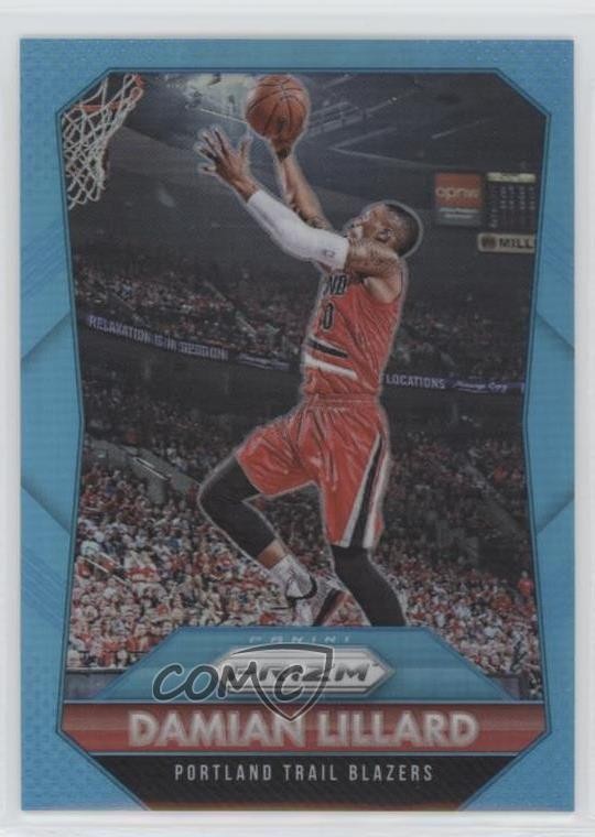 2015-16 Panini Prizm Light Blue Prizm 183/199 Damian Lillard #179