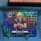 2024 Panini Mosaic - NFL Debut Drake Maye #273 Reactive Blue Mosaic Prizm (RC)