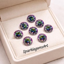 5pcs Natural Alexandrite Round cut 6mm Gemstone lot multicolor Alexandrite Gems