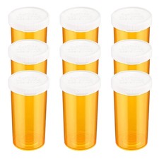 Frascos de pastillas vac os con tapas, frascos de medicamentos, viales pl stico