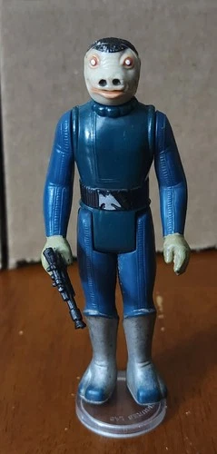 Blue-Snaggletooth Star-Wars 1978-Kenner Complete Vintage READ