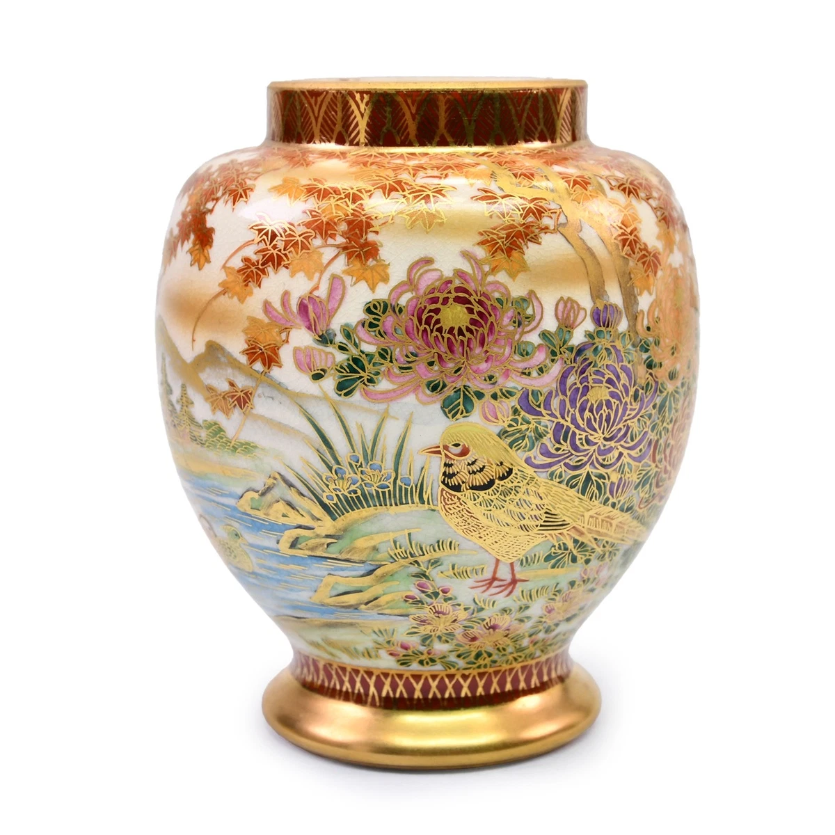 萨摩在日本古董花瓶| eBay